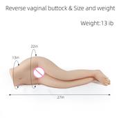 Silicone Tight Pussy Vagina Big Ass Realistic Half Body Sex Doll Torso Legs Male Adult Sex Toy For Man Masturbating produced by AutomaticWoman